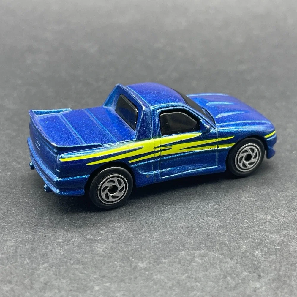 Matchbox The Buster 1990's Pickup Truck Blue Graphics Diecast‎ 1/64 Scale Loose